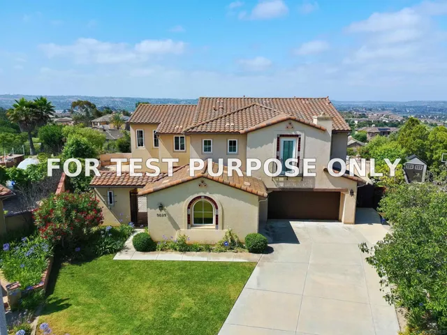 Demo/Test Data 5029 Medalist Ct, Oceanside, CA 92057