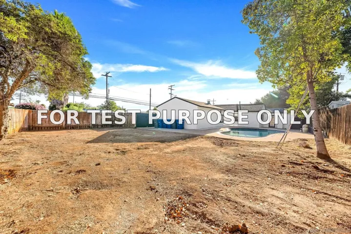 Demo/Test Data 1301 Clove St, El Cajon, CA 92021