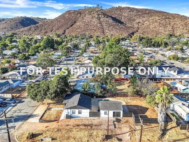Demo/Test Data 1301 Clove St, El Cajon, CA 92021