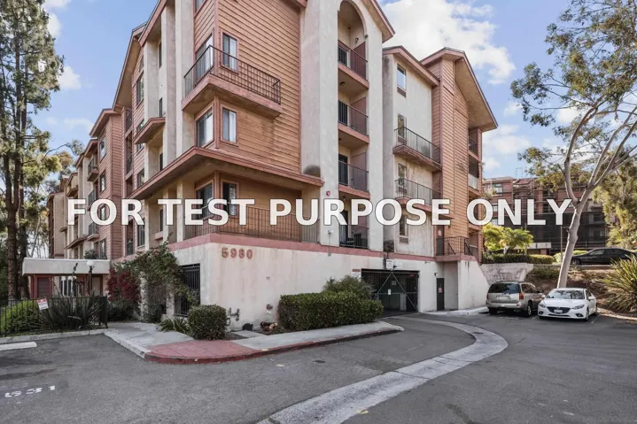 Demo/Test Data 5980 Dandridge Lane Unit 215, San Diego, CA 92115