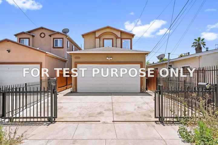 Demo/Test Data 2418 W Lincoln St, Long Beach, CA 90810