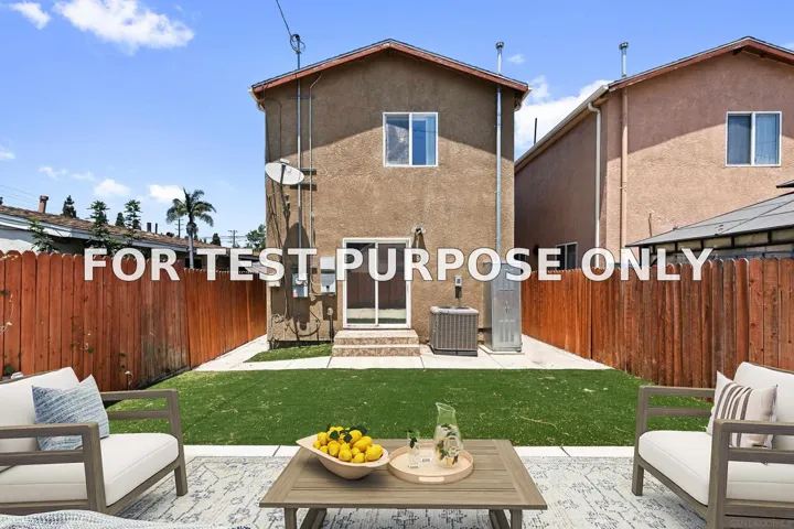 Demo/Test Data 2418 W Lincoln St, Long Beach, CA 90810