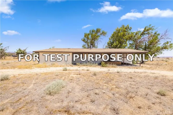 Demo/Test Data 47322 180th Street West, Lancaster, CA 93536