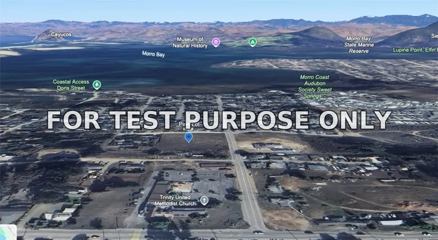 Demo/Test Data 2045 Pine, Los Osos, CA 93402