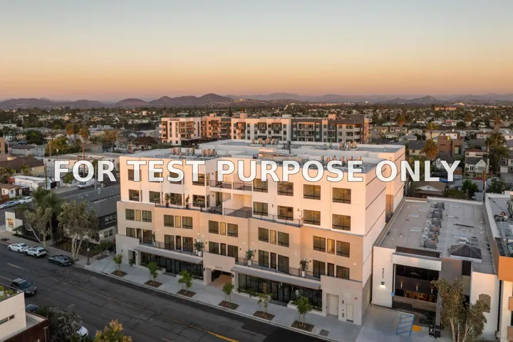 Demo/Test Data 4473 30th St Unit 212, San Diego, CA 92116