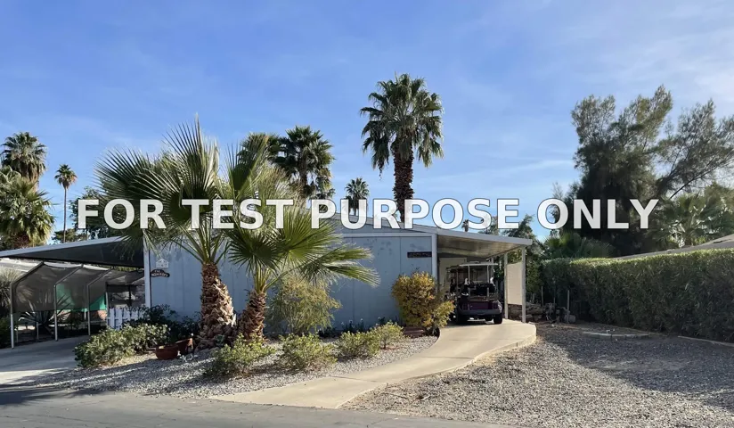 Demo/Test Data 1010 Palm Canyon Dr Unit 167, Borrego Springs, CA 92004
