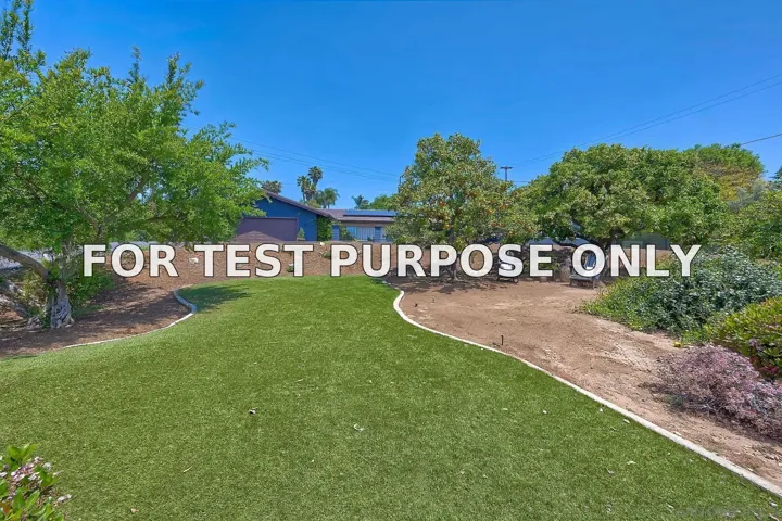 Demo/Test Data 660 Via Rancho Pkwy, Escondido, CA 92029
