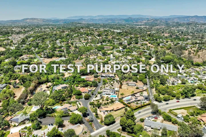 Demo/Test Data 660 Via Rancho Pkwy, Escondido, CA 92029