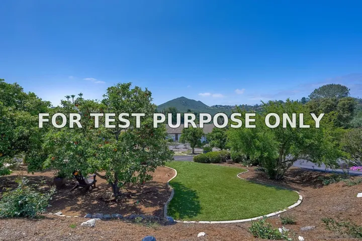 Demo/Test Data 660 Via Rancho Pkwy, Escondido, CA 92029