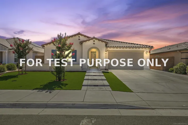 Demo/Test Data 29078 Long Horn Ln, Winchester, CA 92596