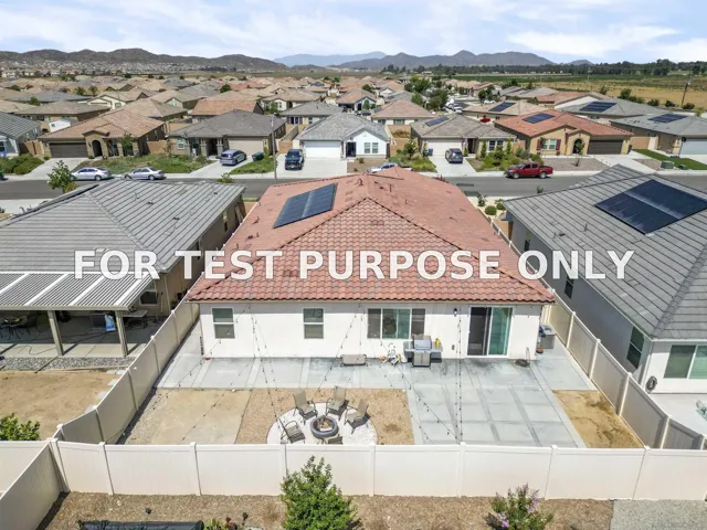 Demo/Test Data 29078 Long Horn Ln, Winchester, CA 92596