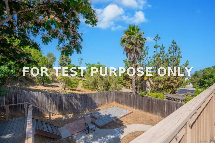 Demo/Test Data 1116 Circle Dr, Escondido, CA 92025