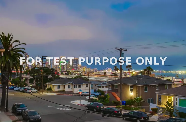 Demo/Test Data 2431 Union St, San Diego, CA 92101