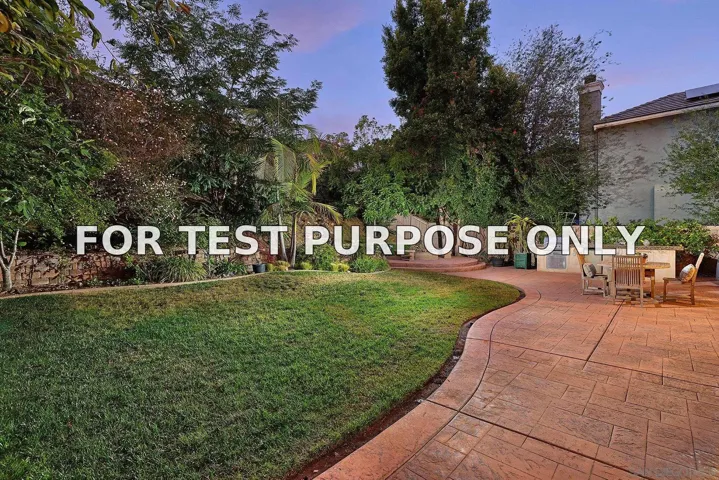Demo/Test Data 7319 Paseo Capuchina, Carlsbad, CA 92009