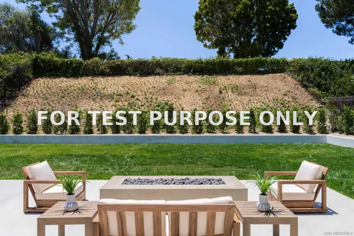 Demo/Test Data 5826 Soledad Mountain Rd, La Jolla, CA 92037