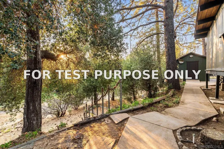 Demo/Test Data 8648 Valley View Trail, Pine Valley, CA 91962