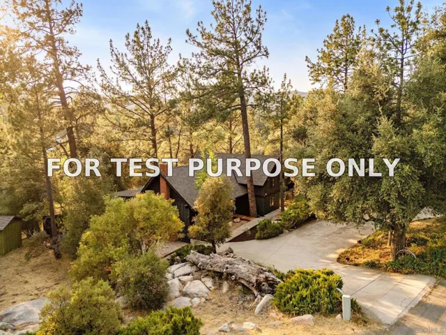 Demo/Test Data 8648 Valley View Trail, Pine Valley, CA 91962