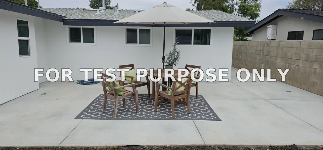 Demo/Test Data 873 Towne Street, Costa Mesa, CA 92627