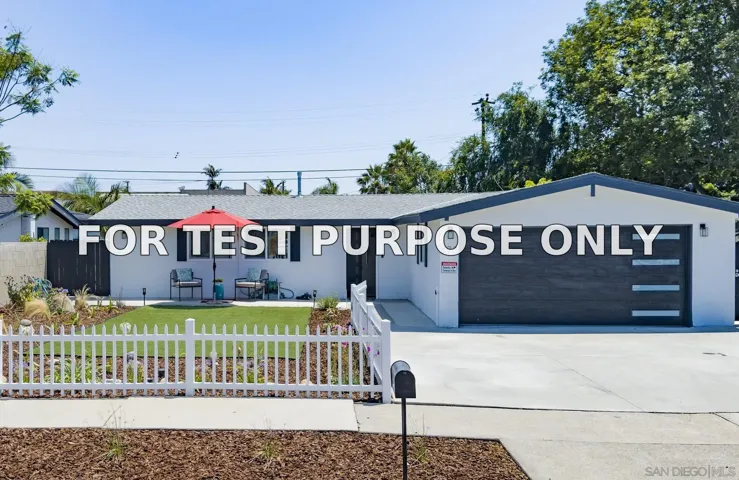 Demo/Test Data 873 Towne Street, Costa Mesa, CA 92627