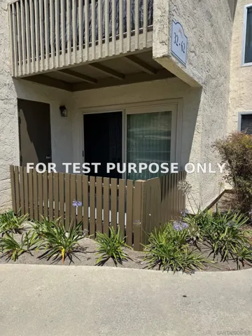 Demo/Test Data 432 Edgehill Ln Unit 41, Oceanside, CA 92054