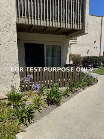 Demo/Test Data 432 Edgehill Ln Unit 41, Oceanside, CA 92054