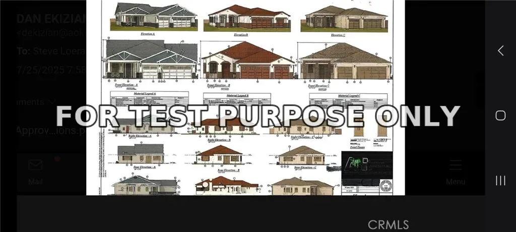 Approved Elevations. Uploaded in supplements.
