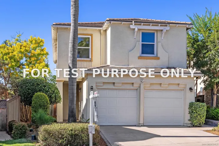 Demo/Test Data 1368 Enchante Way, Oceanside, CA 92056