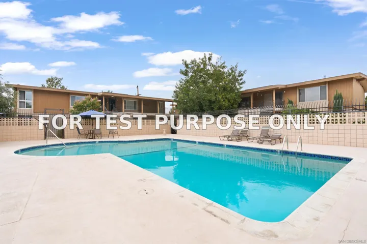 Demo/Test Data 540 Oakdale Ln Unit C, El Cajon, CA 92021