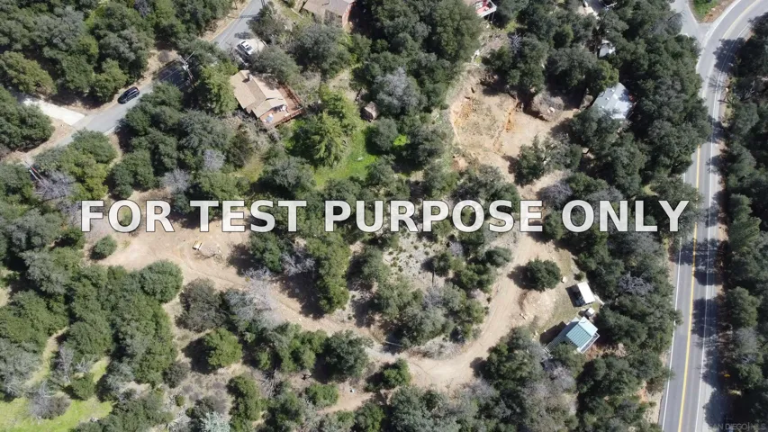 Demo/Test Data 2716 Payson Dr Unit 0, Julian, CA 92036