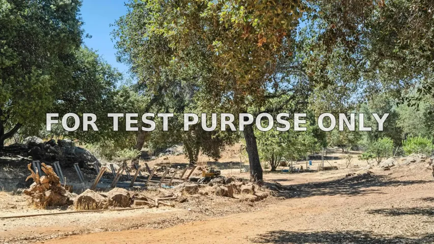 Demo/Test Data 25218 Black Canyon Rd, Santa Ysabel, CA 92070