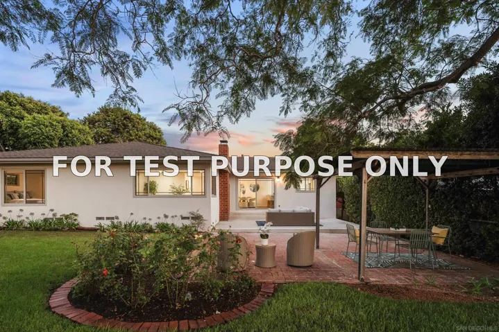 Demo/Test Data 5161 Dorman Dr, San Diego, CA 92115