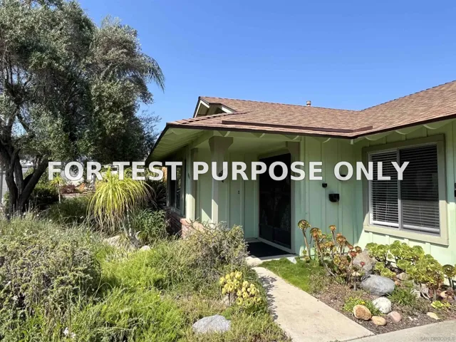Demo/Test Data 13343 Tarascan, Poway, CA 92064