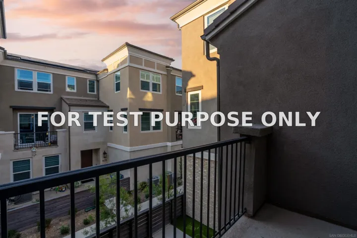 Demo/Test Data 1221 Sunrise View Unit 103, San Marcos, CA 92078