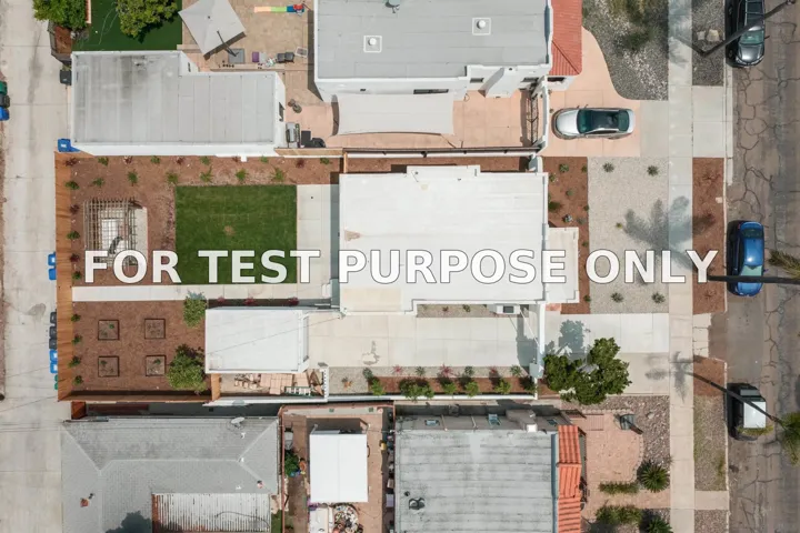 Demo/Test Data 4532 Kensington Drive, San Diego, CA 92116