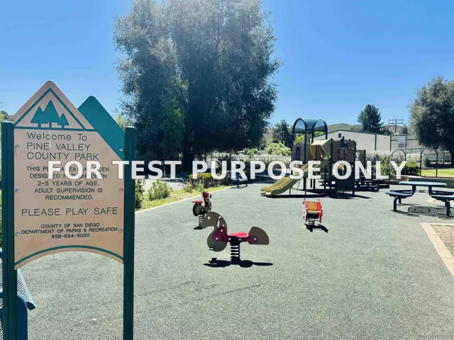 Demo/Test Data 8141 Pine Blvd, Pine Valley, CA 91962