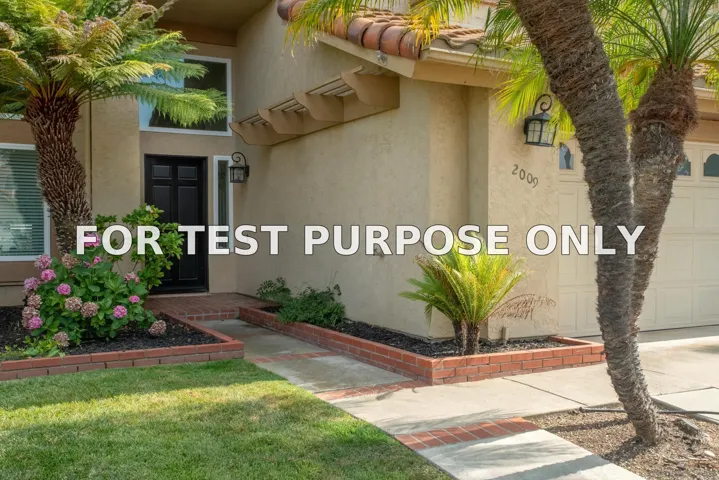 Demo/Test Data 2009 Applewood Ln, Vista, CA 92081