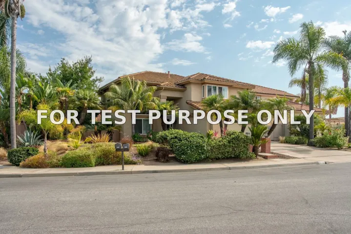 Demo/Test Data 2009 Applewood Ln, Vista, CA 92081