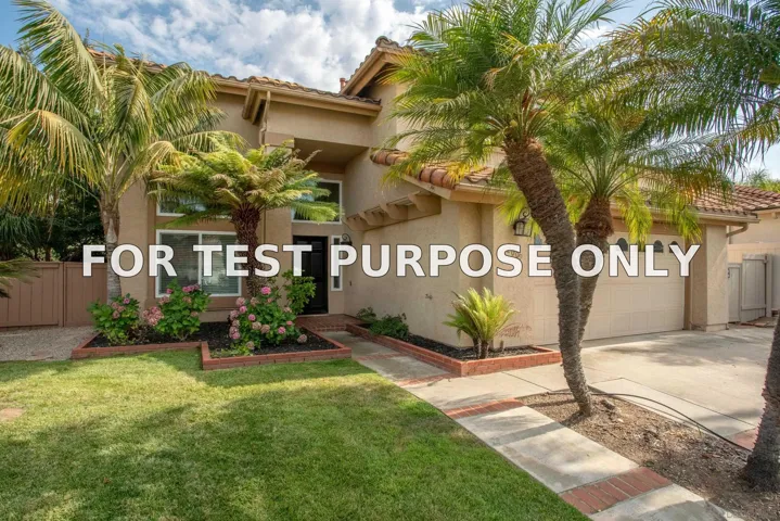 Demo/Test Data 2009 Applewood Ln, Vista, CA 92081