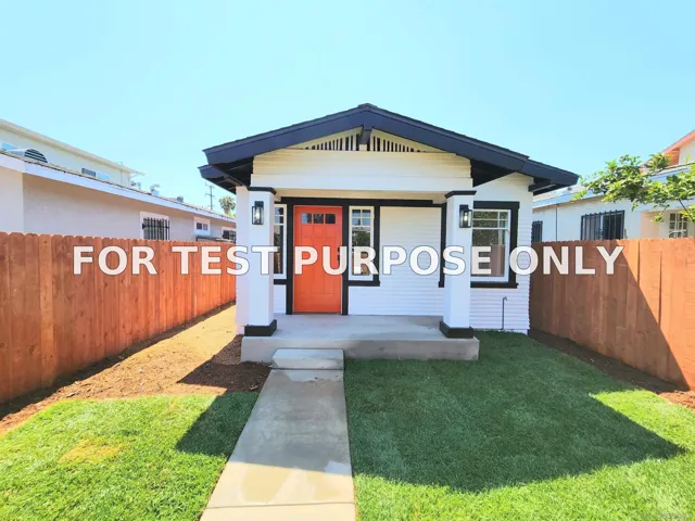 Demo/Test Data 3842 46th St, San Diego, CA 92105