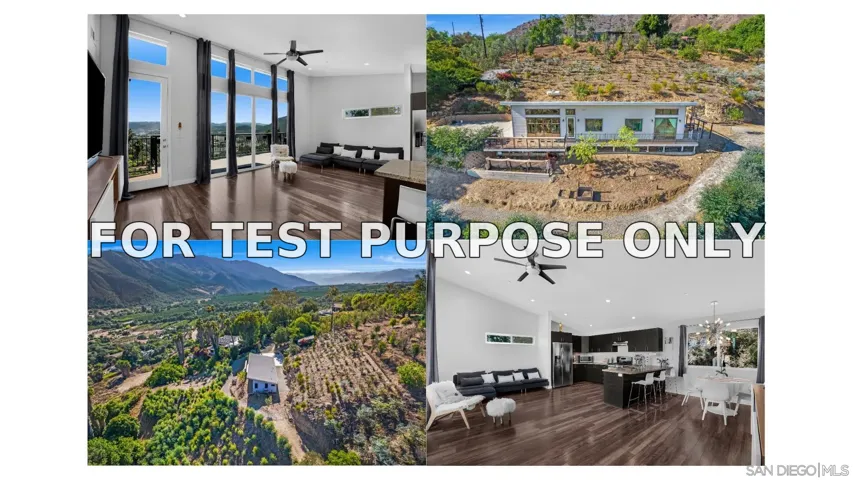Demo/Test Data 15204 Topa Rd, Pauma Valley, CA 92061