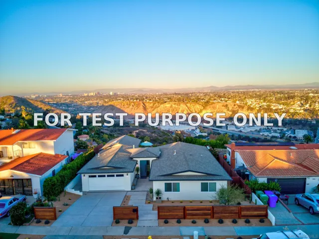 Demo/Test Data 5745 Soledad Mountain Road, La Jolla, CA 92037
