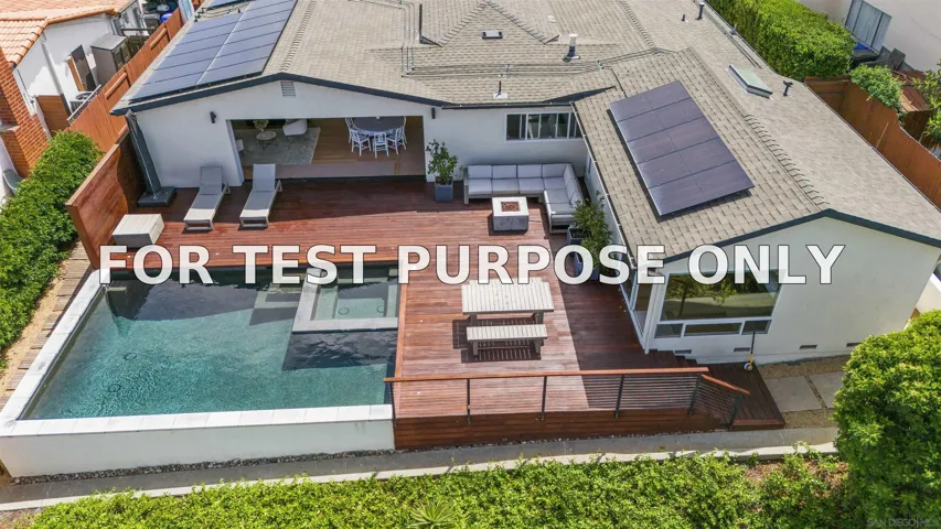 Demo/Test Data 5745 Soledad Mountain Road, La Jolla, CA 92037