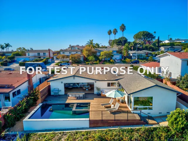 Demo/Test Data 5745 Soledad Mountain Road, La Jolla, CA 92037