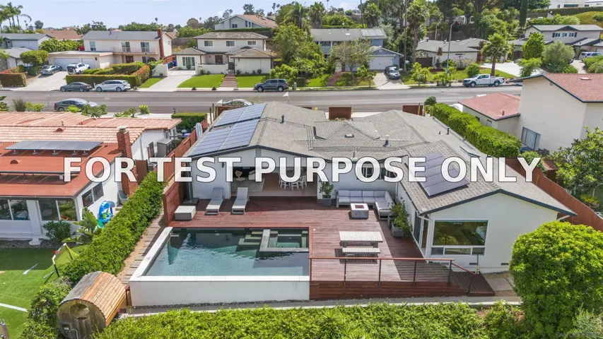 Demo/Test Data 5745 Soledad Mountain Road, La Jolla, CA 92037