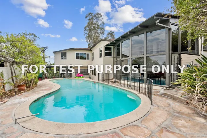 Demo/Test Data 4811 E Alder Dr, San Diego, CA 92116