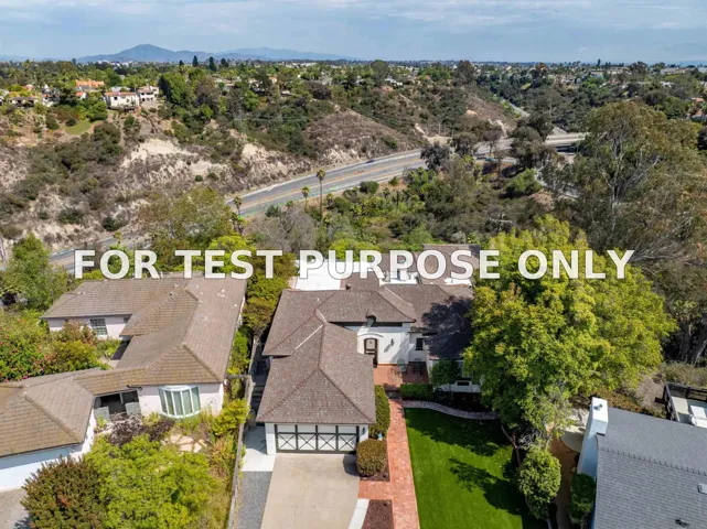 Demo/Test Data 4811 E Alder Dr, San Diego, CA 92116