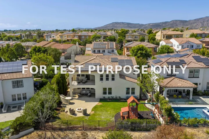 Demo/Test Data 15763 Kristen Gln, San Diego, CA 92127