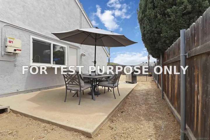 Demo/Test Data 10945 El Nopal, Lakeside, CA 92040