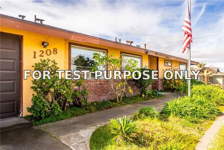 Demo/Test Data 1208 Glines Avenue, Santa Maria, CA 93455