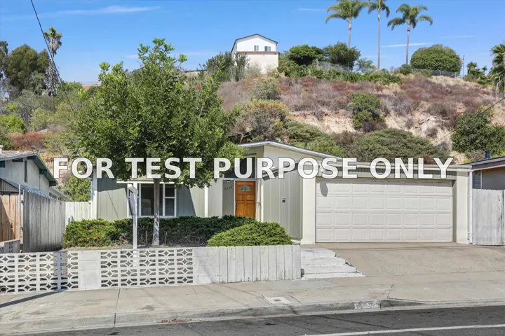 Demo/Test Data 5556 Baja Drive, San Diego, CA 92115